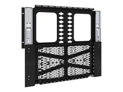 Chief Proximity Component Storage Slide-Lock Panel For AV Systems - Black - Upevnovací komponent (component storage slide-lock panel, Lever Lock plate) - pro AV systém - cerná - za plochým panelem, montáž na stenu