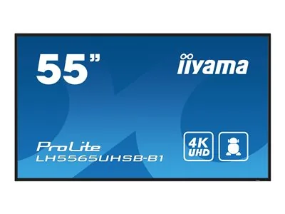 iiyama ProLite LH5565UHSB-B1 - 55" Třída úhlopříčky (54.6" zobrazitelný) displej LCD s LED podsvícením - digital signage - Android - 4K UHD (2160p) 3840 x 2160 - černá