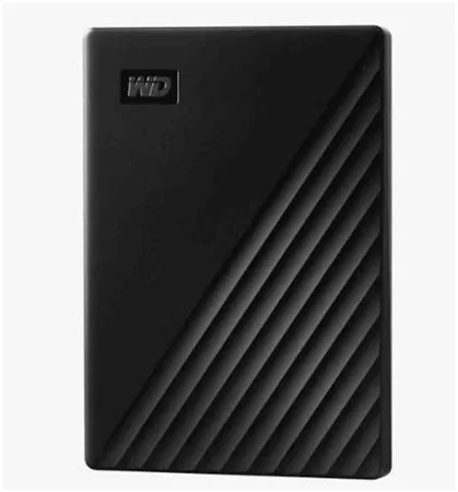 WD My Passport WDBYVG0010BBK - Pevný disk - šifrovaný - 1 TB - externí (přenosný) - USB 3.2 Gen 1 - AES 256 bitů - černá