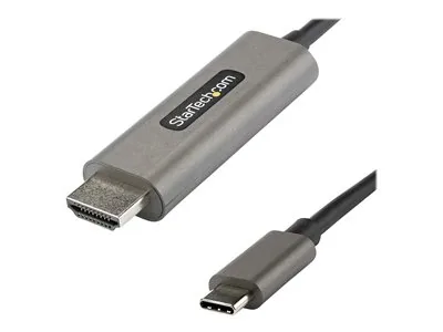 Startech 3ft (1m) USB C to HDMI Cable 4K 60Hz with HDR10, Ultra HD USB Type-C to 4K HDMI 2.0b Video Adapter Cable, USB-C to HDMI HDR Monitor/Display Converter, DP 1.4 Alt Mode HBR3 - Thunderbolt 3 Compatible (CDP2HDMM1MH) - Kabel adaptéru - USB-C s piny (