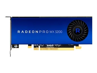 AMD Radeon Pro WX 3200 - Grafická karta - Radeon Pro WX 3200 - 4 GB GDDR5 - PCIe 3.0 x16 nízký profil - 4 x Mini DisplayPort