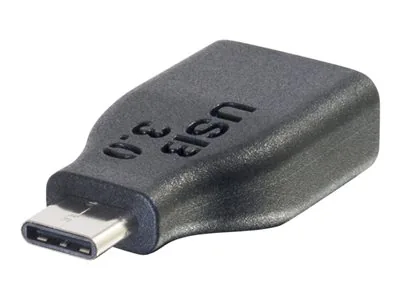 C2G USB C to USB A Adapter - USB C to USB Adapter - 5Gbps - Black - M/F - USB adaptér - USB typ A (F) do USB-C (M) - USB 3.0 - černá