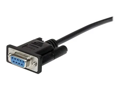 StarTech 0.5m Black Straight Through DB9 RS232 Serial Cable - DB9 RS232 Serial Extension Cable - Male to Female Cable - 50cm (MXT10050CMBK) - Sériová prodlužovací šňůra - DB-9 (M) do DB-9 (F) - 50 cm - černá - pro P/N: 1P3FPC-USB-SERIAL, IC232TTL, ICUSB23