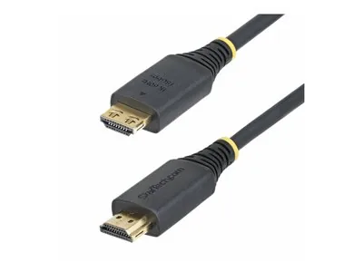 Startech 10ft High Speed HDMI Cable w/Gripping Connectors, 4K 60Hz - Vysoká rychlost - kabel HDMI s ethernetem - HDMI s piny (male) do HDMI s piny (male) - 3 m - odstínený - cerná - neobsahuje halogen, pasivní, podpora 4K60Hz, podpora 1080p 240Hz, podpora