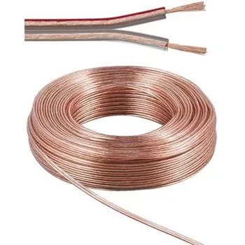 PremiumCord Kabely na propojení reprosoustav 99,9% měď 2x0,75mm2 10m