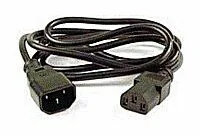 PremiumCord Prodlužovací kabel-síť 230V 1m