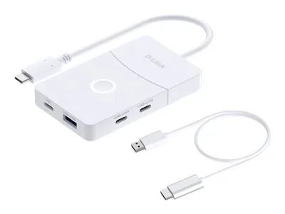 D-Link DUP-501 - Dokovací stanice - USB-C - 2 x HDMI