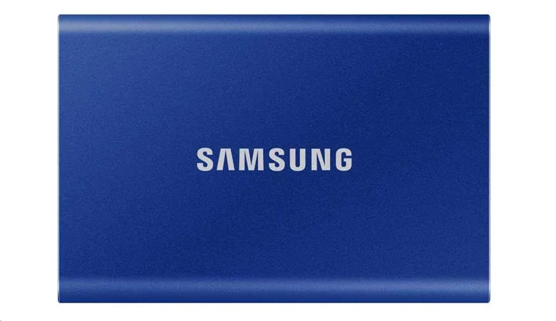Samsung externí SSD 1TB T7 USB 3.2 Gen2 (prenosová rychlost až 1050MB s) modrá