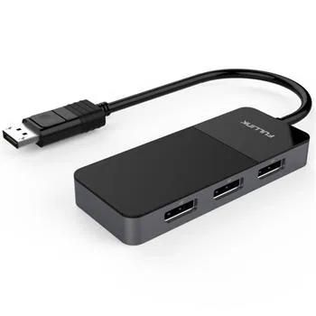 PremiumCord MST adapter DisplayPort 1.4 na 3x DisplayPort monitory 8K@30Hz, extended + mirror + duplicate režimy