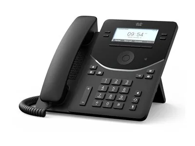 Cisco Desk Phone 9841 - Telefon VoIP - s Trusted Platform Module (TPM) 2.0 s identifikací volajícího/čekajícím hovorem - SIP, SDP, RTCP, RTP, SRTP - 4 linky - uhlíková čerň