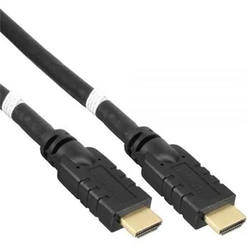 PremiumCord HDMI High Speed with Ether.4K@60Hz kabel se zesilovačem,30m, 3x stínění, M M, zlacené konektory,