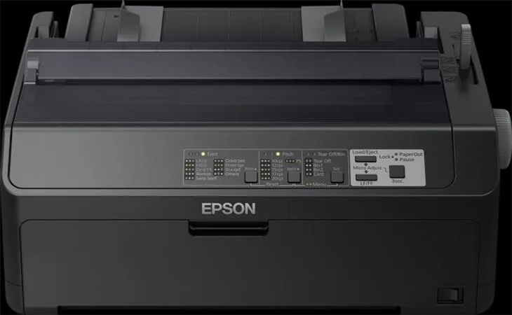 Epson LQ 590IIN - Tiskárna - Č/B - jehličková - Role (21,6 cm), JIS B4, 254 mm (šířka) - 360 x 180 dpi - 24 pin - až 584 znaků/s - paralelní, USB 2.0, LAN, sériový