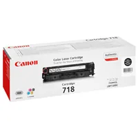 Canon 718 Black - Černá - originální - kazeta s barvivem - pro imageCLASS LBP7200; i-SENSYS MF8330, MF8350; Laser Shot LBP-7200; Satera MF8330, MF8350
