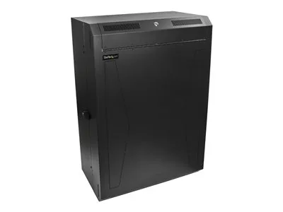 Startech 8U 19" Vertical Wall Mount Server Rack Cabinet, Low Profile (15"), 30" Deep Locking Network Enclosure with 2U for Switch Patch Panel Router Mounting IT/Data Cabinet Assembled - 19 Inch Wallmount Rack (RK830WALVS) - Rozvaděčová skříň - montáž na s