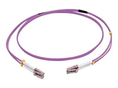 C2G 2m LC/LC OM4 LSZH Fibre Patch - Purple - Patch kabel - multirežim LC (M) do multirežim LC (M) - 2 m - 2 m - optické vlákno - duplex - 50 / 125 mikron - OM4 - purpurová
