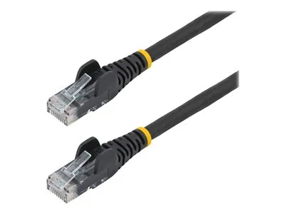 Startech 3m LSZH CAT6 Ethernet Cable, 10 Gigabit Snagless RJ45 100W PoE Network Patch Cord with Strain Relief, CAT 6 10GbE UTP, Black, Individually Tested/ETL, Low Smoke Zero Halogen - Category 6 - 24AWG (N6LPATCH3MBK) - Patch kabel - RJ-45 (M) do RJ-45 (