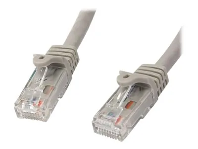 Startech 2m CAT6 Ethernet Cable, 10 Gigabit Snagless RJ45 650MHz 100W PoE Patch Cord, CAT 6 10GbE UTP Network Cable w/Strain Relief, Grey, Wiring is UL Certified/TIA - Category 6 - 24AWG (N6PATC2MGR) - Patch kabel - RJ-45 (M) do RJ-45 (M) - 2 m - UTP - CA