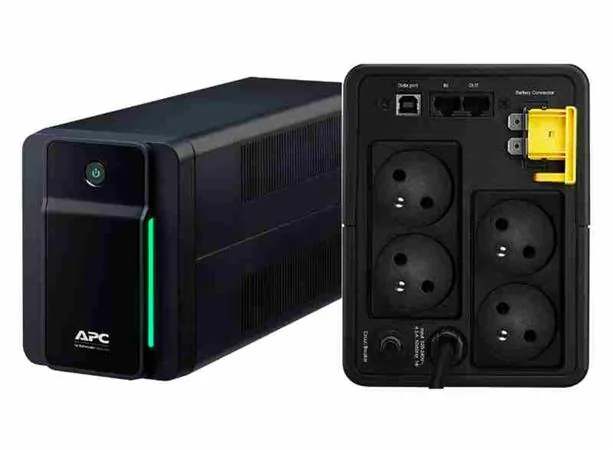 APC Back-UPS 950VA - UPS - AC 230 V - 520 watt - 950 VA - USB - výstupní konektory: 4 - černá
