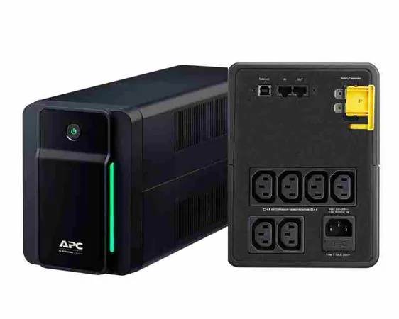 APC Back-UPS BX Series BX1200MI - UPS - AC 230 V - 650 watt - 1200 VA - 9 Ah - výstupní konektory: 6