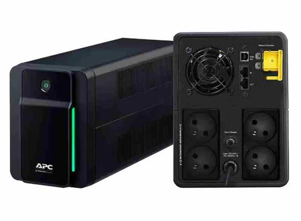 APC Back-UPS BX Series BX2200MI-FR - UPS - AC 230 V - 1200 watt - 2200 VA - výstupní konektory: 4 - Francie - černá