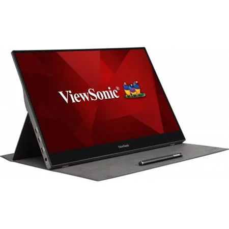 ViewSonic TD1655 - přenosný 15,6" Touch IPS 16:9 1920x1080 6,5ms 250cd m2 miniHDMI 2xUSB-C integ. stojan repro