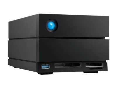 LaCie 2big Dock STLG20000400 - Pole pevných disků - 20 TB - 2 zásuvky (SATA-600) - HDD 10 TB x 2 - Thunderbolt 4, USB 3.2 Gen 2 (externí) - s 5 let Rescue Data Recovery Service Plan