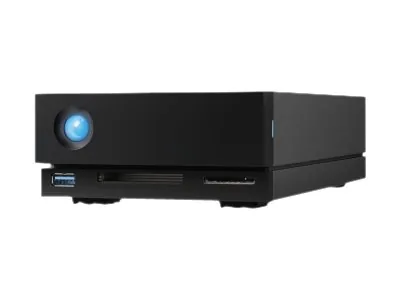 LaCie 1big Dock STHS8000800 - Pole pevných disků - 8 TB - 1 zásuvky (SATA-600) - HDD 8 TB x 1 - Thunderbolt 3, USB 3.1 (externí) - s 5 let Rescue Data Recovery Service Plan
