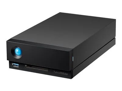 LaCie 1big Dock STHS16000800 - Pole pevných disků - 16 TB - 1 zásuvky (SATA-600) - HDD 16 TB x 1 - Thunderbolt 3, USB 3.1 (externí) - s 5 let Rescue Data Recovery Service Plan