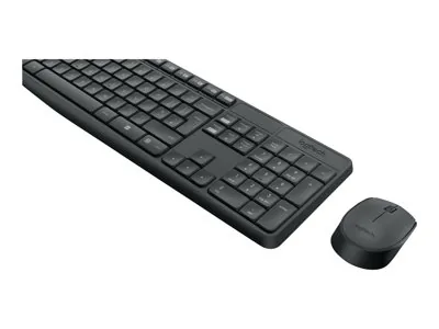 Logitech MK235 - Sada klávesnice a myši - bezdrátový - 2.4 GHz - španělská