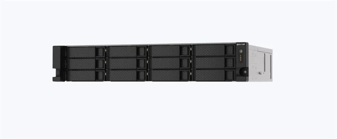 QNAP TS-1273AU-RP-8G (Ryzen V1500B 2,2GHz 8GB RAM 12x SATA 2x 2,5GbE 2x PCIe 2x zdroj)