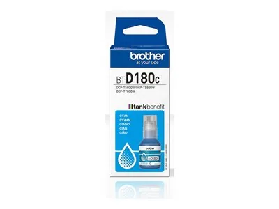 Brother BTD180C - Azurová - originální - doplnení inkoustu - pro Brother DCP-T580DW