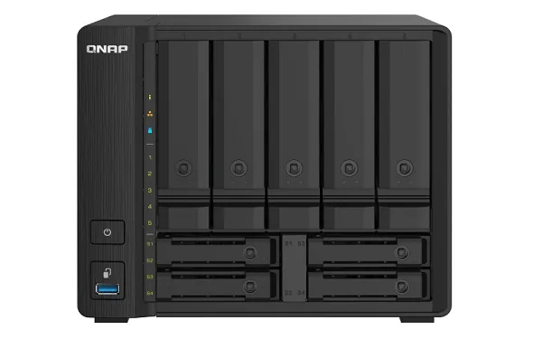 QNAP TS-932PX-4G (1,7GHz 4GB RAM 5x 3,5" + 4x 2,5" SATA 2x 2,5GbE 2x 10G SFP+ 3x USB 3.2)