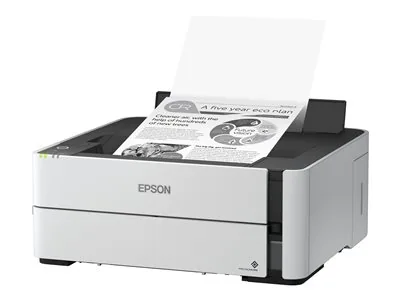 Epson EcoTank ET-M1180 - Tiskárna - Č/B - Duplex - tryskový - plnitelný - A4/Legal - 1200 x 2400 dpi - až 20 stran/min. - kapacita: 250 listy - USB 2.0, LAN, Wi-Fi