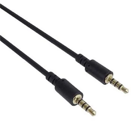 PremiumCord Kabel Jack 3.5mm 4 pinový M M 2 m pro Apple iPhone, iPad, iPod
