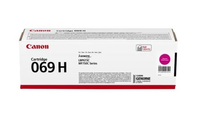 Canon 069H - Vysoká výtěžnost - purpurová - originální - pouzdro - kazeta s barvivem - pro i-SENSYS LBP673Cdw, LBP673dw, MF752Cdw, MF754Cdw