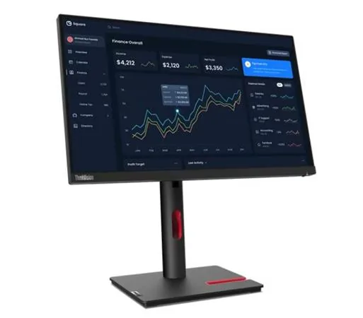 Lenovo ThinkVision T22i-30 - LED monitor - 22" (21.5" zobrazitelný) - 1920 x 1080 Full HD (1080p) @ 60 Hz - IPS - 250 cd/m? - 1000:1 - 4 ms - HDMI, VGA, DisplayPort - havraní čerň - pro ThinkCentre neo 70t 11YU; ThinkPad P15 Gen 2 20YQ