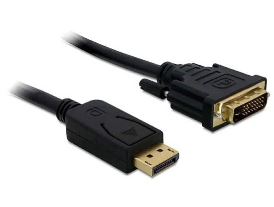 Delock - Kabel DVI - DisplayPort (M) do DVI-D (M) - 3 m - křídlové šrouby