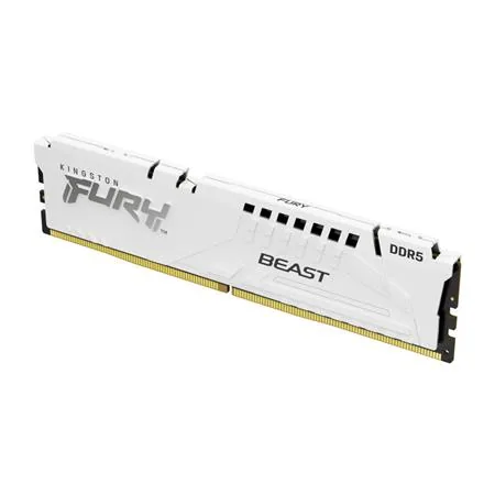 Kingston FURY Beast - DDR5 - modul - 32 GB - DIMM 288-pin - 5600 MT/s / PC5-44800 - CL36 - 1.25 V - bez vyrovnávací paměti - on-die ECC - bílá