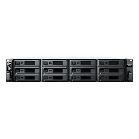 Synology RackStation RS2423+ - Server NAS - 12 zásuvky - k upevnění na regál - SATA 6Gb/s - RAID JBOD, 0, 1, 5, 6, 10 - RAM 8 GB - Gigabit Ethernet / 10 Gigabit Ethernet - iSCSI podpora - 2U