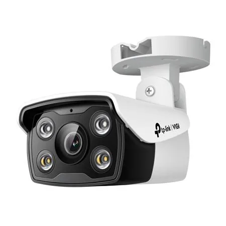 TP-Link VIGI C340 V1 - Síťová bezpečnostní kamera - bullet - venkovní - odolná vůči povětrnostním vlivům - barevný (Den a noc) - 2560 x 1440 - úchyt M12 - pevné ohnisko - audio - LAN 10/100 - H.264, H.265, H.265+, H.264+ - DC 12 V
