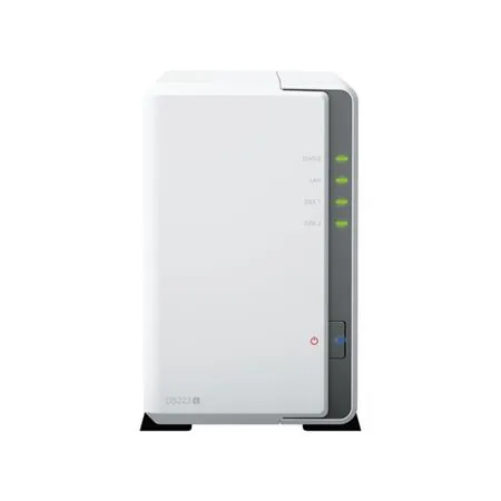 Synology Disk Station DS223J - Server NAS - SATA 6Gb/s - RAID 0, 1, JBOD - RAM 1 GB - Gigabit Ethernet - iSCSI podpora