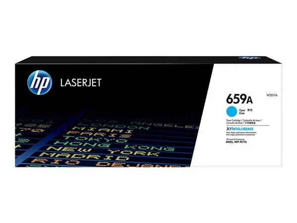 HP 659A - Azurová - originální - LaserJet - kazeta s barvivem (W2011A) - pro Color LaserJet Enterprise MFP M776; LaserJet Enterprise MFP M776