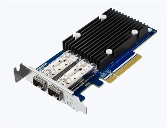 QNAP QXG-10G2SF-X710 - Dvouportová síťová rozšiřující karta SFP+ 10GbE; nízkoprofilové provedení; PCIe Gen3 x8