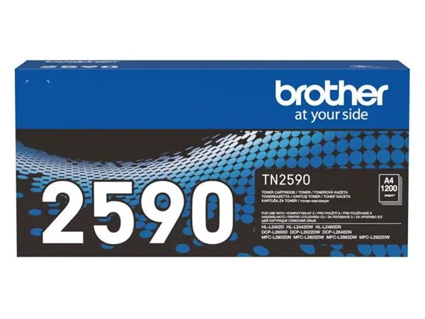 Brother TN2590 - Černá - originální - pouzdro - kazeta s barvivem - pro Brother MFC-L2922DW