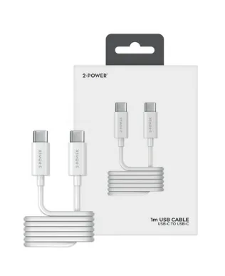 2-Power kabel USB-C to USB-C, 1M