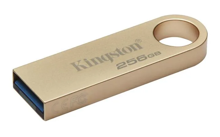 Kingston DataTraveler SE9 G3 - Jednotka USB flash - 256 GB - USB 3.2 Gen 1 - zlatá