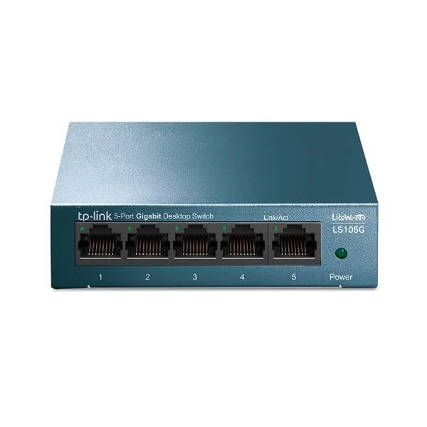 TP-Link LiteWave LS105G - Přepínač - neřízený - 5 x 10/100/1000 - desktop - AC 220 V