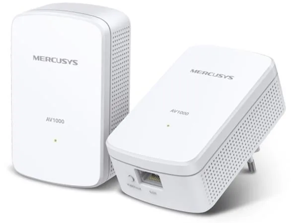 Mercusys MP500 KIT V2 - Starter Kit - sada napájecího adaptéru 1GbE, HomePlug AV (HPAV), HomePlug AV (HPAV) 2.0, IEEE 1901 - zapojitelný do zdi (balení 2)
