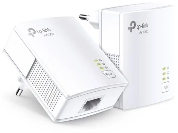 TP-Link TL-PA7017 KIT - V4 - Starter Kit - sada napájecího adaptéru 1GbE, HomePlug AV (HPAV), HomePlug AV (HPAV) 2.0, IEEE 1901 - zapojitelný do zdi (balení 2)