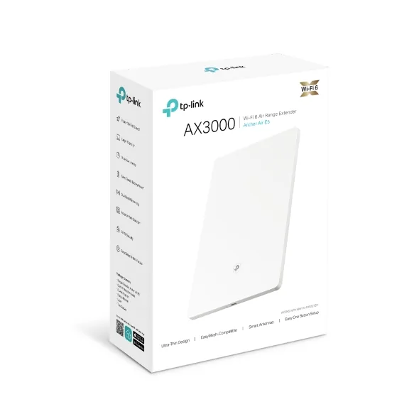 TP-Link Archer Air E5 V1 - Wi-Fi extender - Wi-Fi 6 - 2.4 GHz, 5 GHz - nástěnná montáž